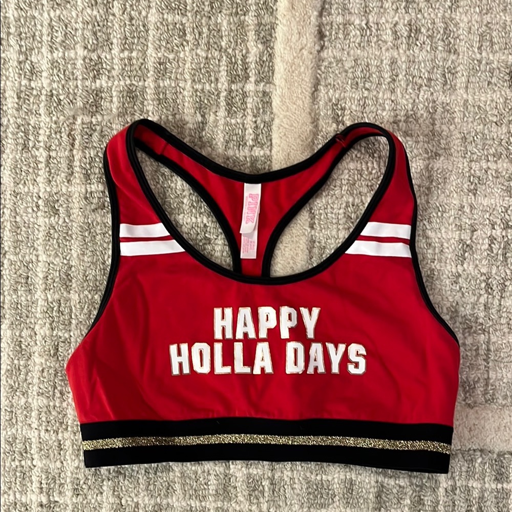 Victoria's Secret Happy Holla Days Sports Bra
